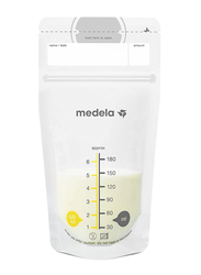 Medela Breastmilk Storage Bags, 50 Pieces, Clear