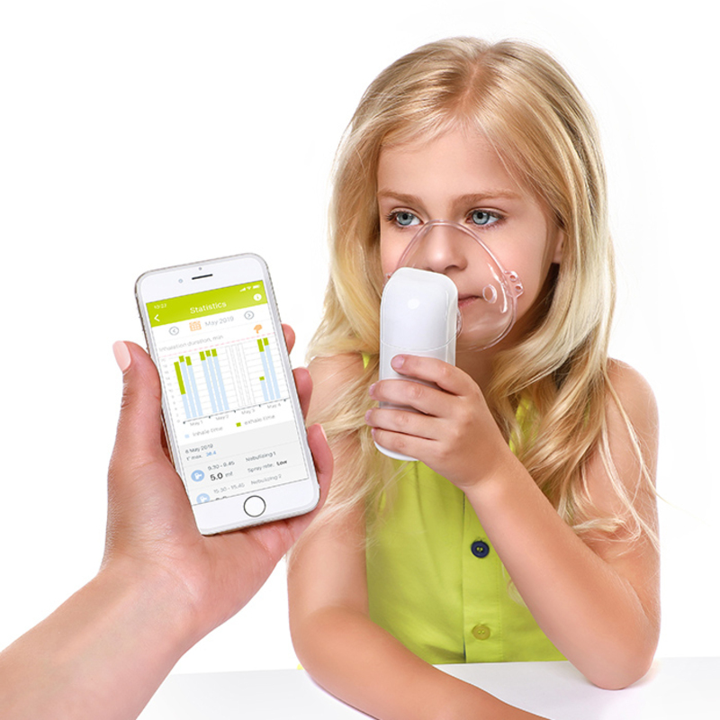 Agu Baby Smart Mesh Nebulizer for Babies, Multicolor