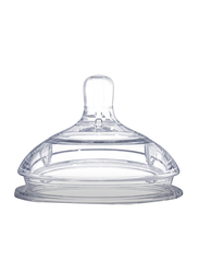 Comotomo Natural Teat Slow Flow Silicone Nipples, Pack of 2, Clear