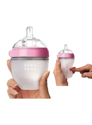 Comotomo Natural Feel Baby Bottle 150ml, Pink