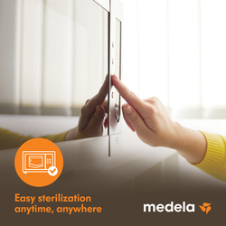 Medela Quick Clean Microwave Sterilization Bags, Clear