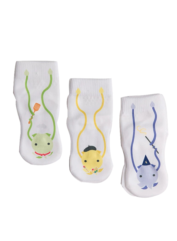 

Squid Socks Cameron Collection Baby Socks, 12-24 Months, White