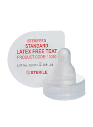Sterifeed Sterile Latex Free Teats, Pack of 4, Clear