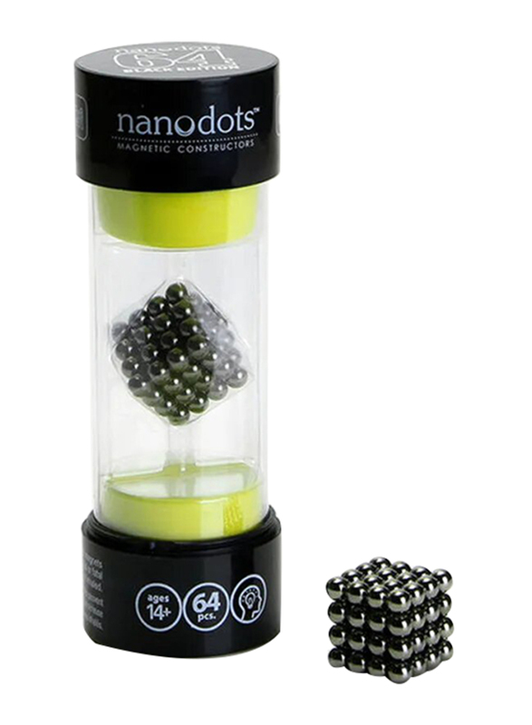 

Nanodots Mega Magnetic Dot Set, 0.5cm, 64 Pieces, Black, Ages 14+