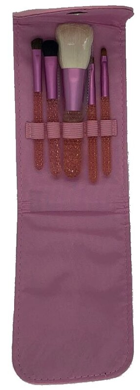 Zoreya Makeup Brushes Mini Set, Pink