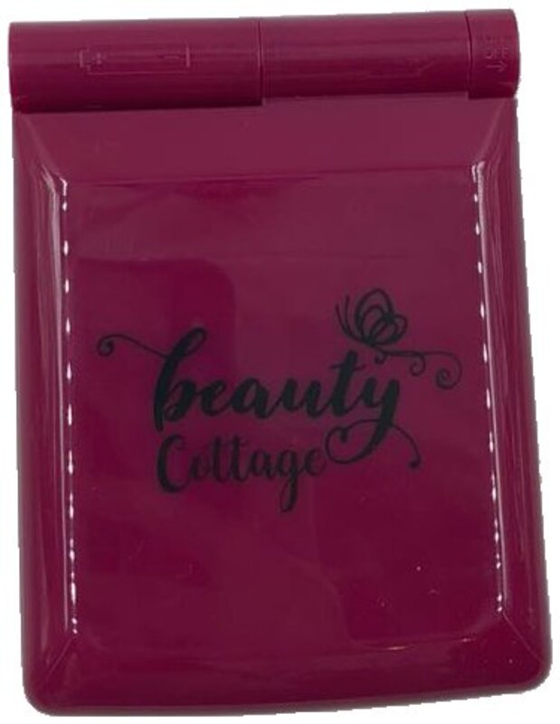 Beauty Cottage Led Lighted Pocket Makeup Mirror, Dark Red
