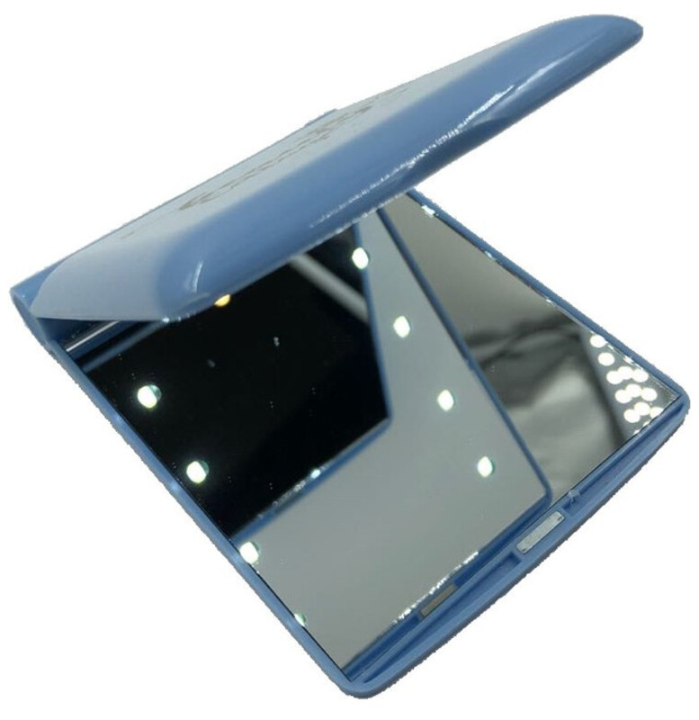 Beauty Cottage Led Lighted Pocket Makeup Mirror, Blue