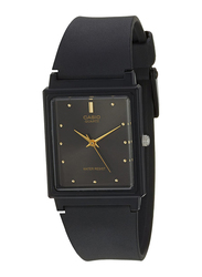 Casio Analog Watch for Men with Resin Band, Water Resistant, MQ38-1A, Black