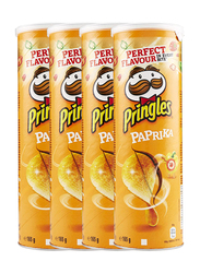 Pringles Paprika Potato Chips, 4 Cans x 165g