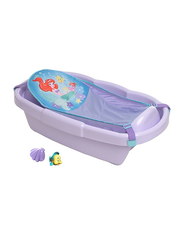 

The First Year Ariel Shell Bath Tub with Toys for Newborn, Pink