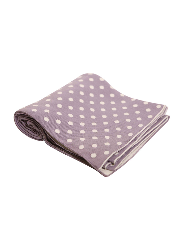 

Pluchi Tiny Dots Baby Blanket, Lavender