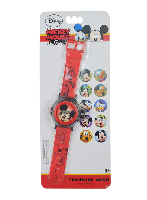 Disney Mickey & Friends Projector Watch for Boys, 3+ Years, One Size, Multicolor