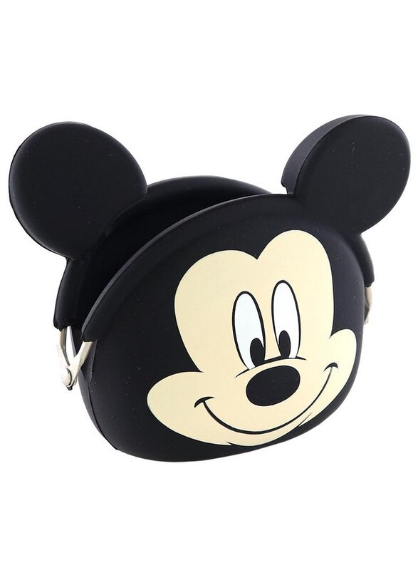 

Disney Mickey 3D Silicone Coin/Earphone Purse, Black