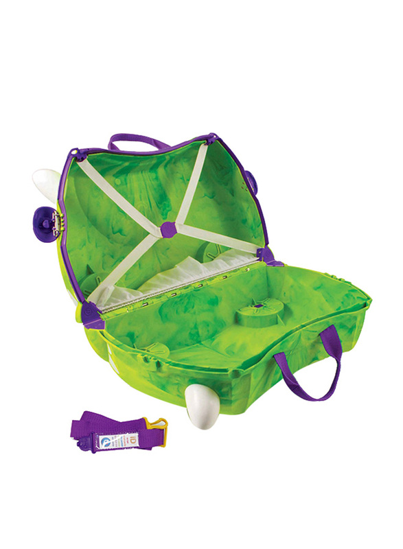Trunki Rex Dinosaur Suitcase, Green