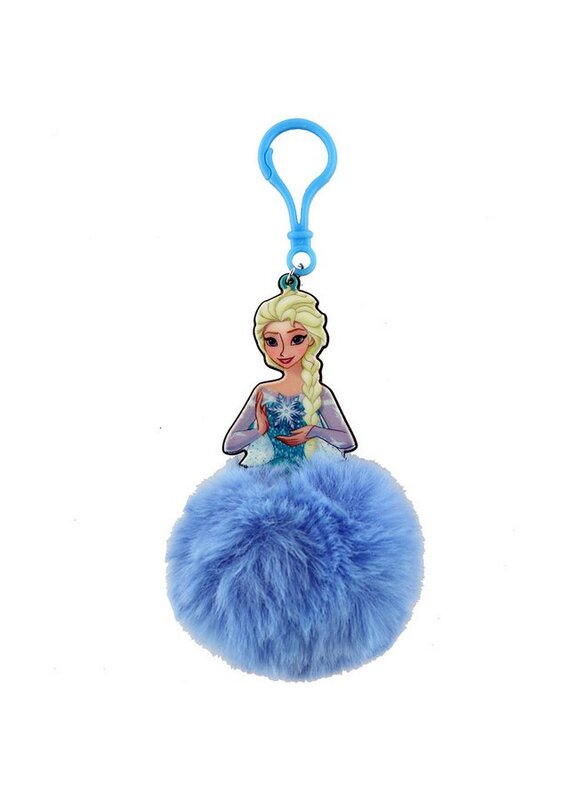 

Disney Frozen PomPom Keyring, Blue