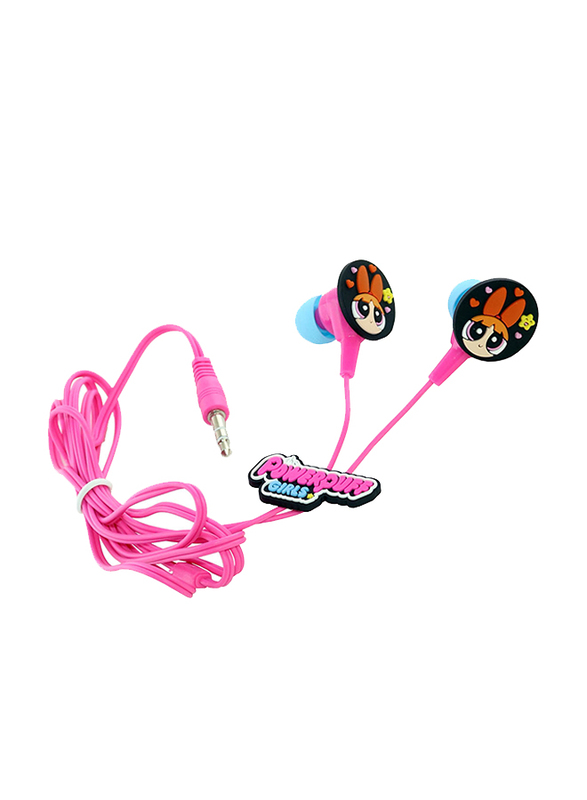 

Cartoon Network Power Puff Girls 3.5mm Jack In-Ear Earphones, Pink