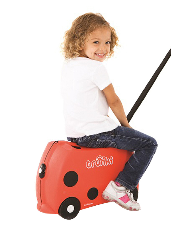 Trunki Harley Ladybug Suitcase, Red