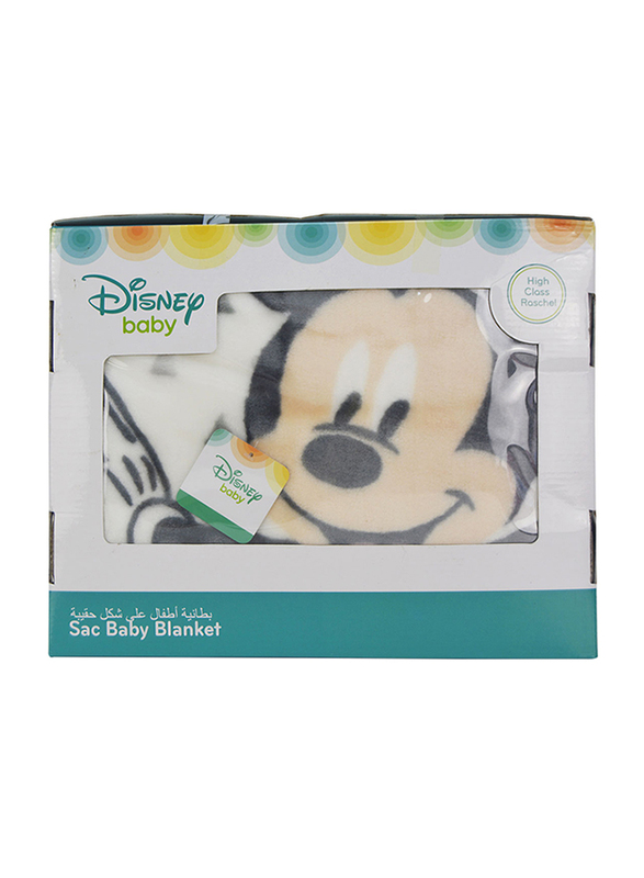 Disney Mickey Baby Sac Wrap Zipper Swaddling Blankets for New Born, 80 x 90cm, Multicolor