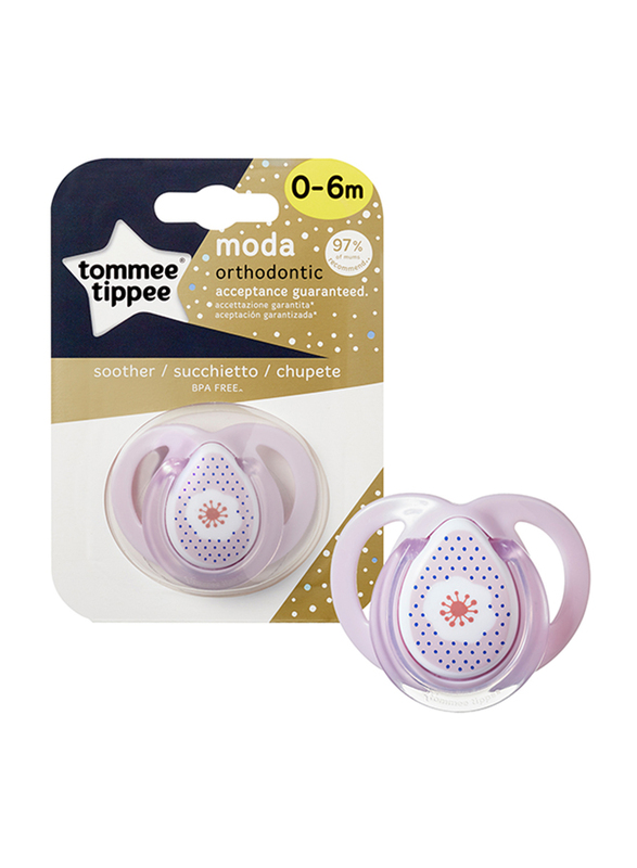 

Tommee Tippee Closer to Nature Moda Soother for Girl, Purple