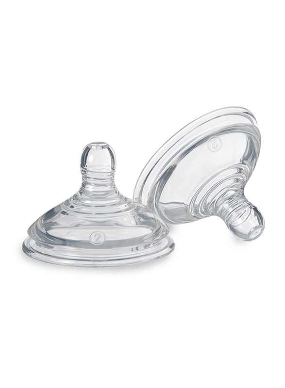 

Tommee Tippee Closer to Nature Teats, Medium Flow x2 , Clear