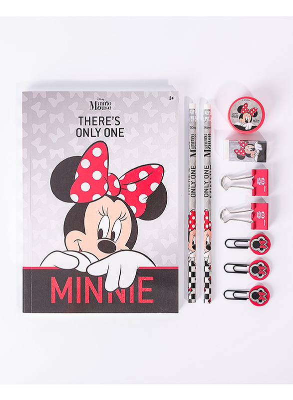 

Disney Minnie Mouse One and Only Stationery Set, 10 Piece, Multicolour