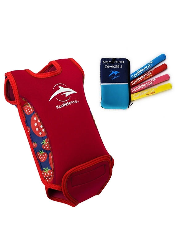 

Konfidence Strawberry Babywarma Baby Wetsuit, 18-24 Months, Red
