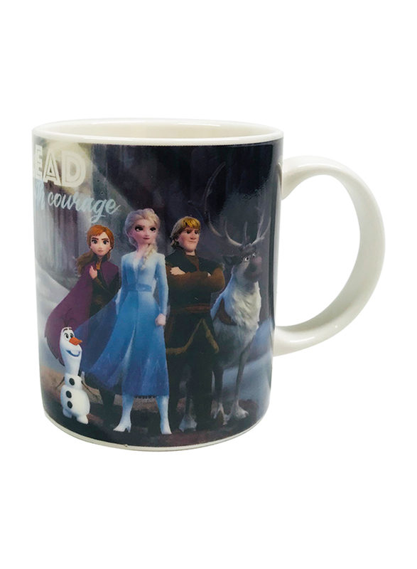 Disney Frozen II Movie Can Shape Ceramic Mug for Girls, 300ml, Multicolor
