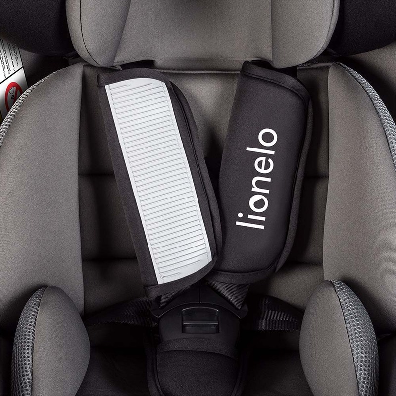 Lionelo Bastiaan 360 Baby Car Seat, Grey/White Base
