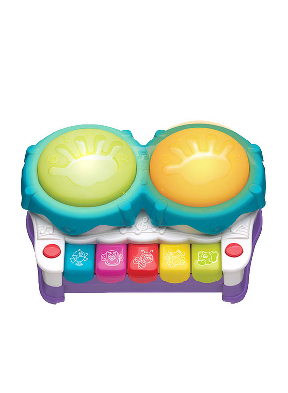 Playgro 2 in 1 Light Up Music Maker, Ages 1+, Multicolour