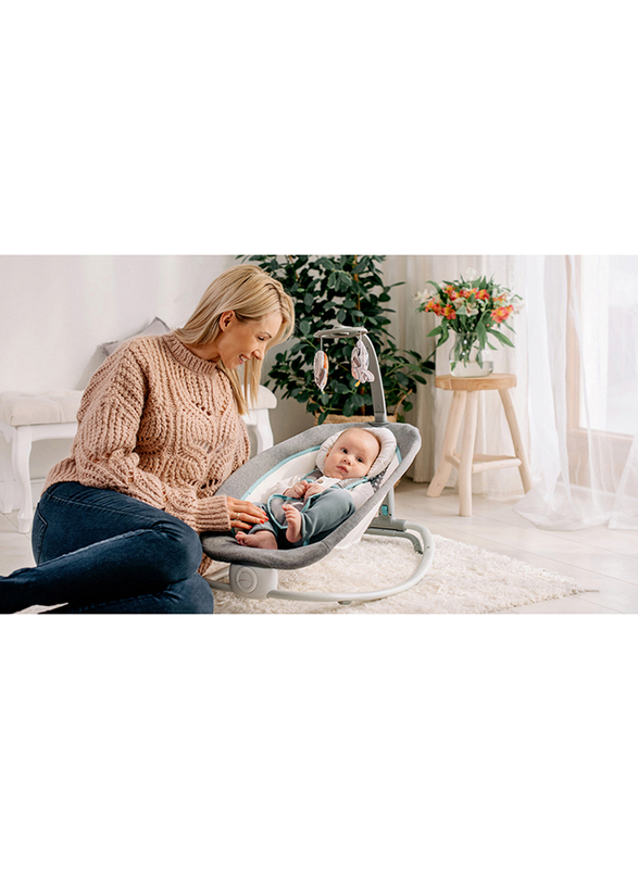Lionelo Pascal Swinging Chair, Grey