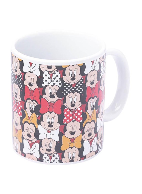 Disney Minnie Mouse Can Shape Ceramic Mug for Girls, 300ml, Multicolor