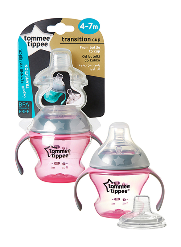

Tommee Tippee Transition Cup for Girl, 150ml, Pink