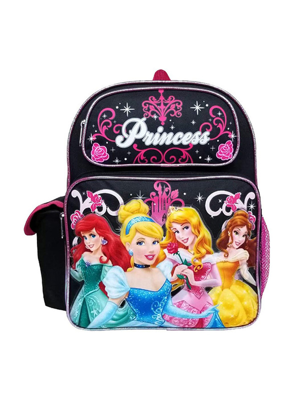 

Disney 14" Princess Travel In Style Backpack Bags, Black