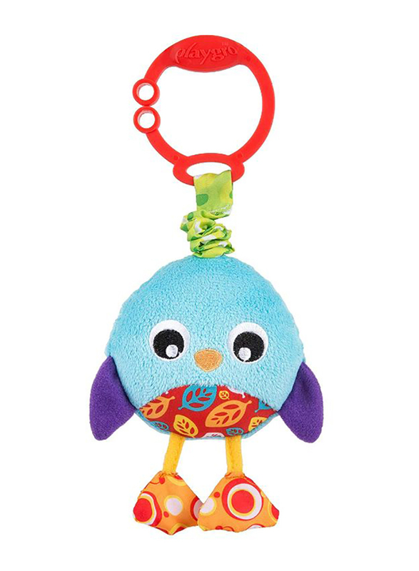 Playgro Wiggling Poppy Penguin Stem Toy, Multicolour