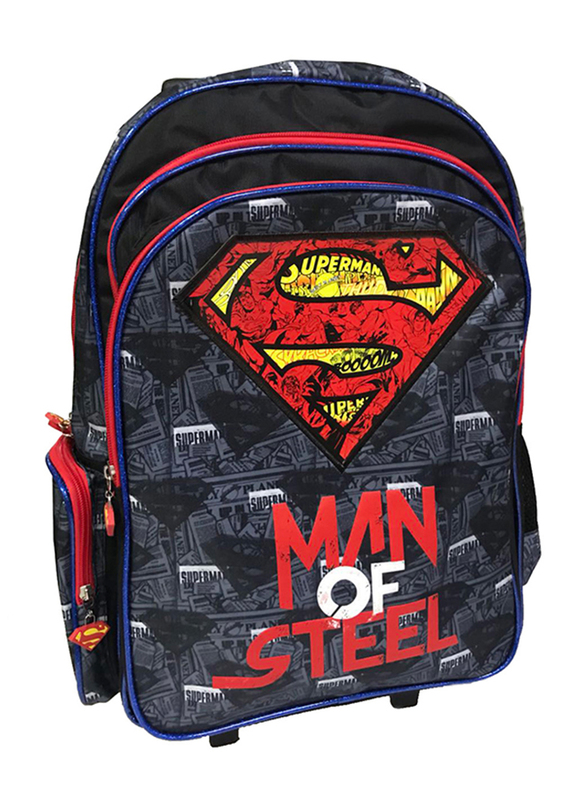 

Warner Bros Superman News Paper 18-Inch Trolly Bag for Boys, Multicolor
