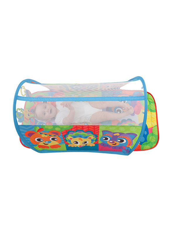 Playgro Honey Bee Bear Activity Tunnel Gym, Multicolour