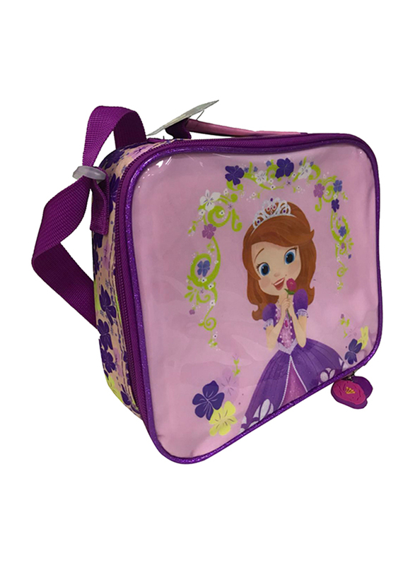 

Disney Sofia Beautiful Flower Lunch Bag for Girls, Purple