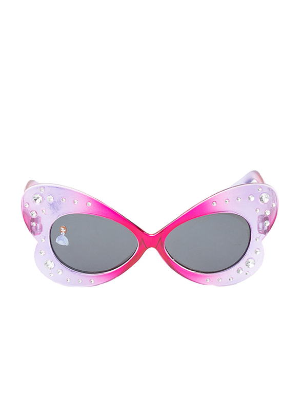 

Disney Sofia Full Rim Butterfly Sunglasses for Girls, Black Lens, 3 Years+, Purple/Pink