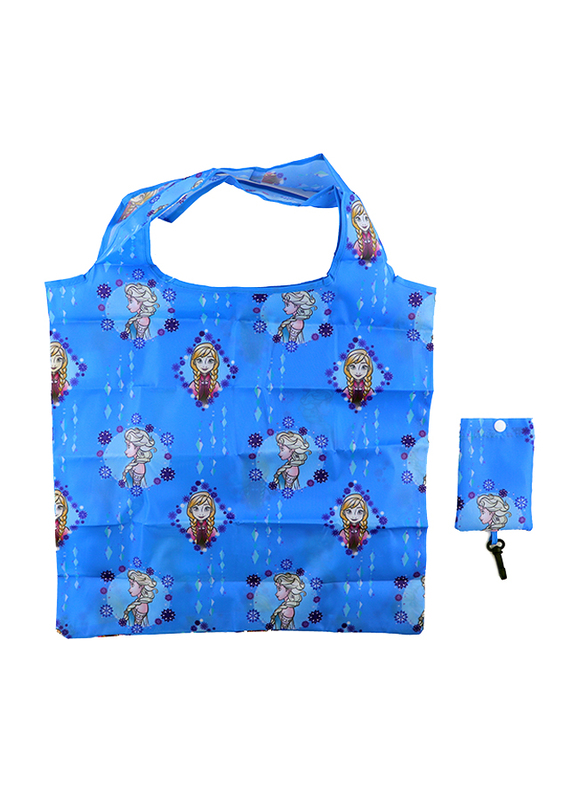 

Disney Frozen Foldable Travel/Shopping Bag For Girls, Blue