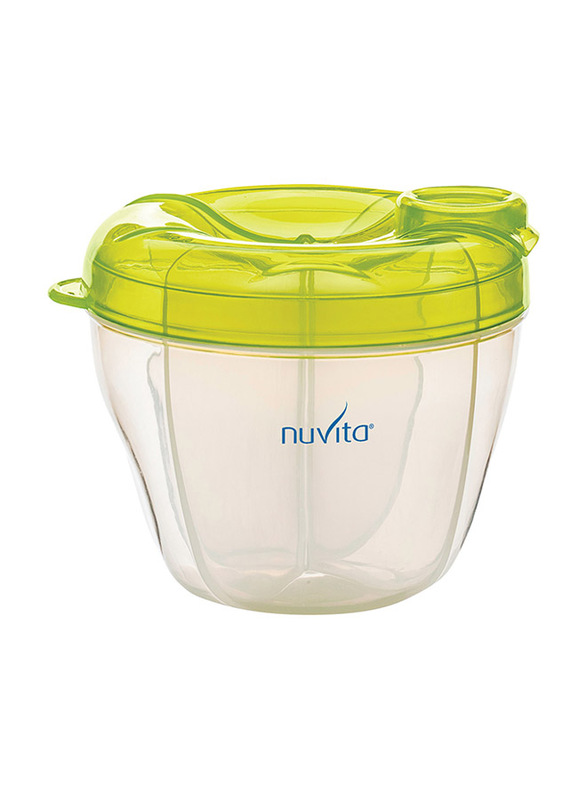 

Nuvita Milk Powder Container W/ Compartments, Green