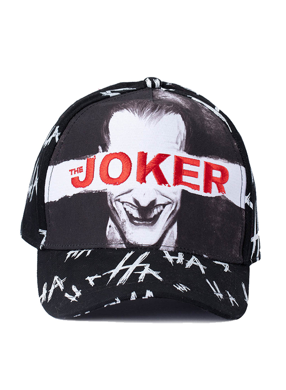 

Warner Bros Joker Snapback Cap for Men, One Size, Black