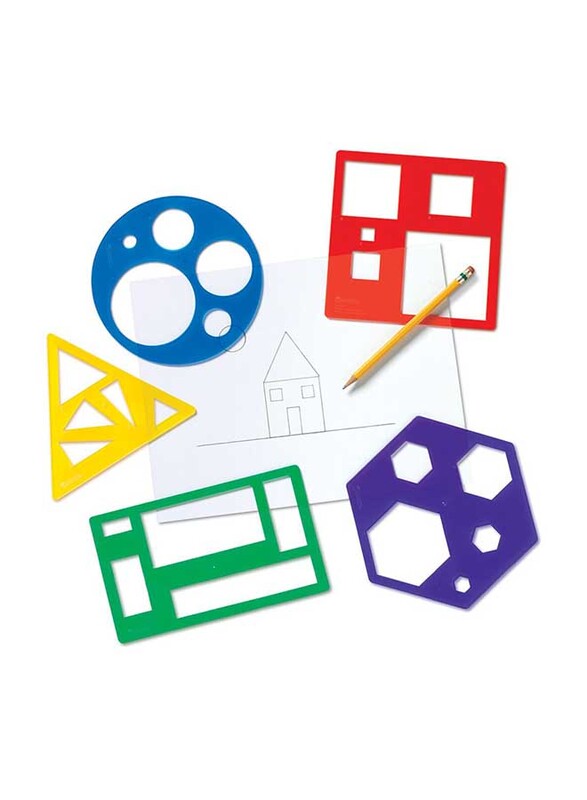 

Learning Resources Primary Shapes Template Set, Multicolour