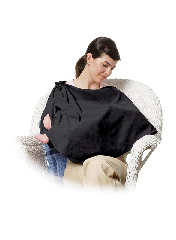 The First Year Fabric Nursing Privacy Wrap, Black