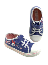 Disney Minnie Mouse Glitter Jeans Sneakers for Girls, 25 EU, Blue