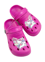 Sanrio Hello Kitty Themed Clogs for Girls, 26/27 EU, Fuchsia