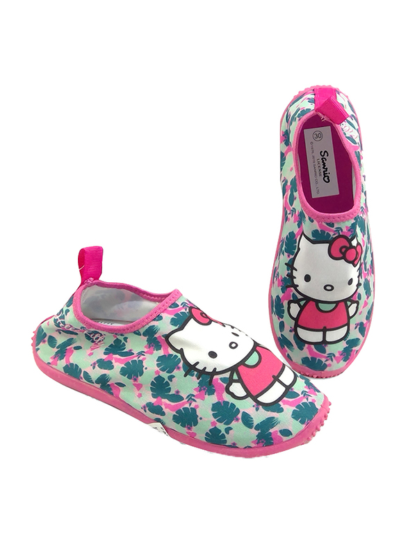

Sanrio Hello Kitty Themed Slip-On Sneakers for Girls, 30 EU, Fuchsia