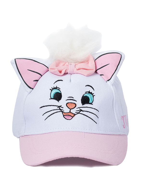 

Disney Marie 3D Cap for Girls, One Size, White