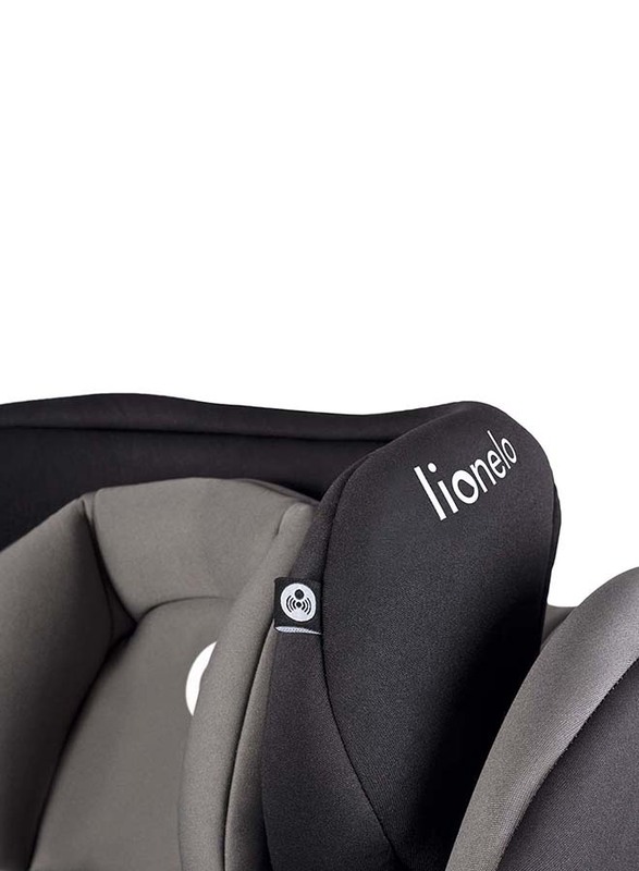 Lionelo Bastiaan 360 Baby Car Seat, Grey/White Base