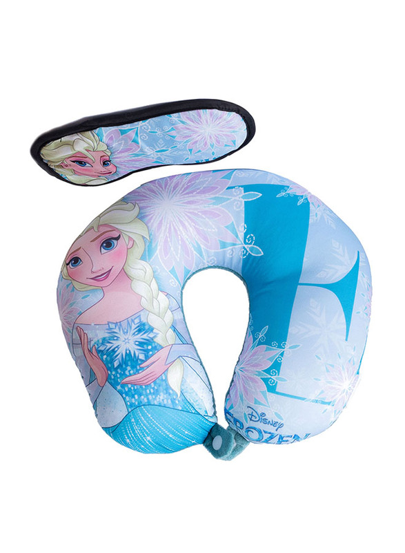 

Disney Frozen Travel Neck Pillow & Eye Mask Set for Girls, Multicolor