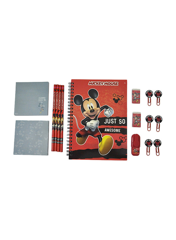 

Disney 16-Piece Mickey Stationery Set, Red